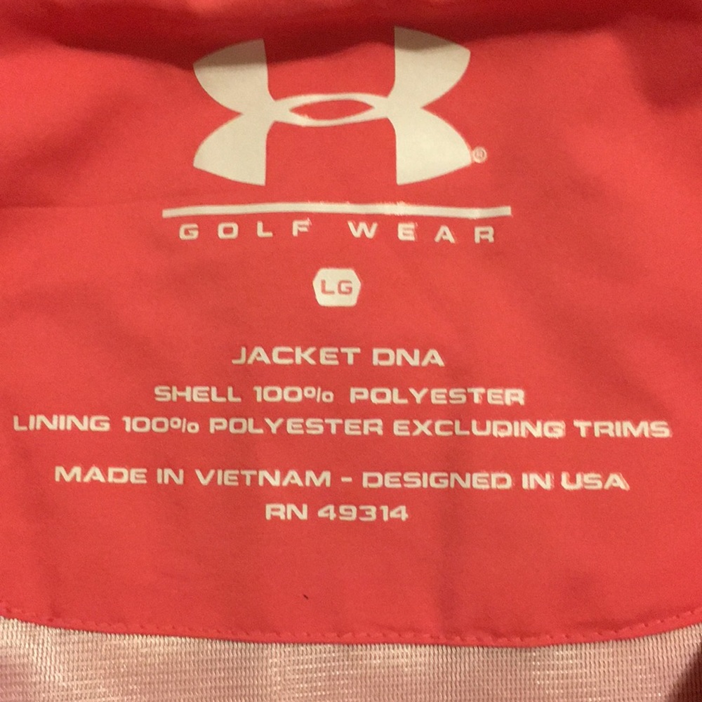 Under Armour 1/2 Zip Pullover Jacket Wind Breaker - image 7